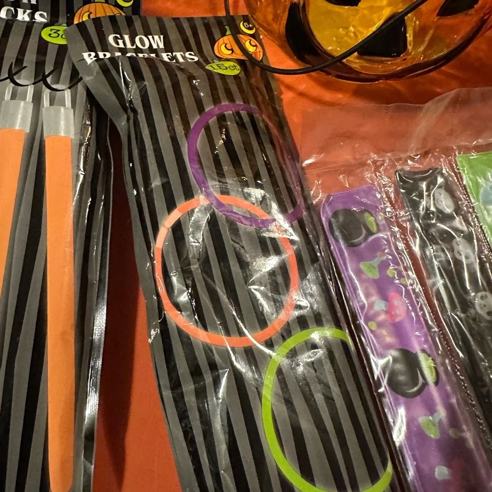 Halloween Party Supplies Set - Orange and Black